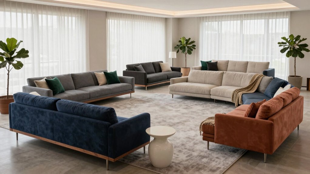comfortable stylish sectional sofas