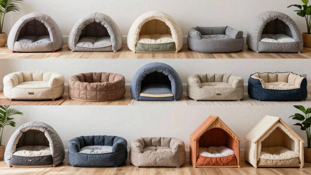 cozy pet hideaway beds