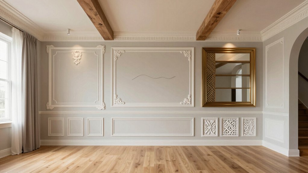 decorative molding wall ideas