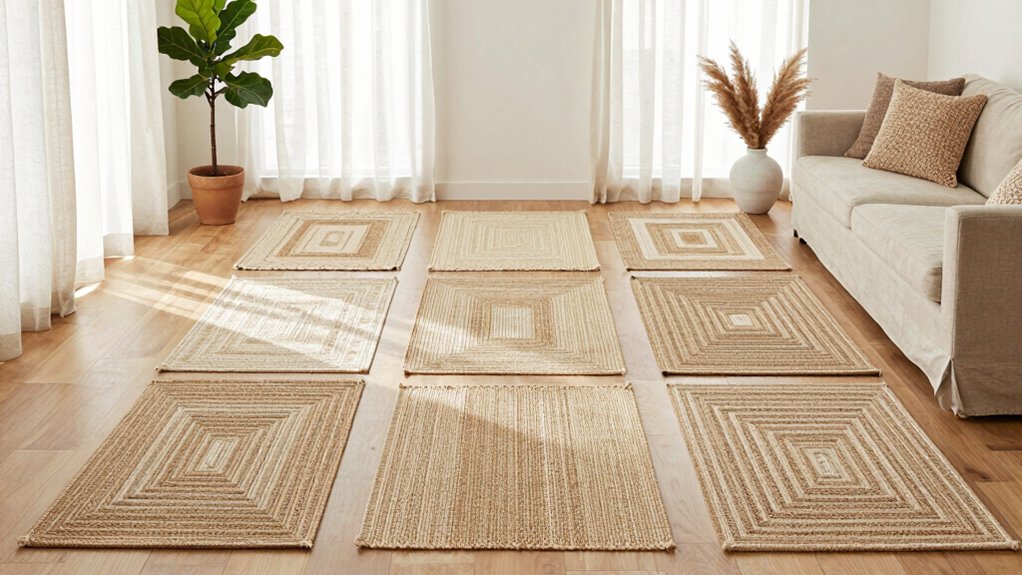 eco friendly jute rug selection