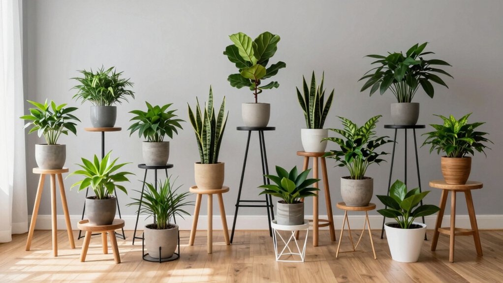 indoor plant stands selection