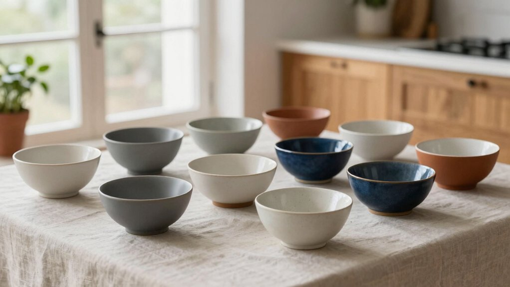 stylish and functional ceramic bowls