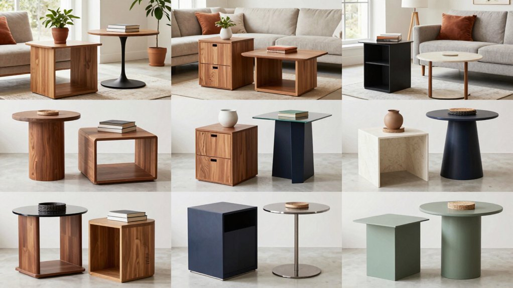 stylish and functional end tables
