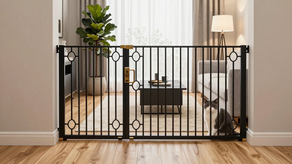 stylish and functional pet gates