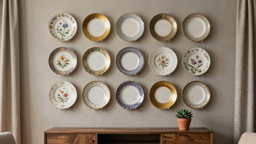 stylish decorative plates selection
