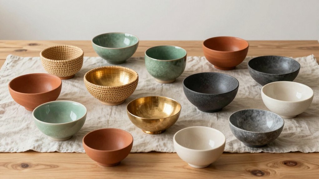 stylish functional decorative bowls
