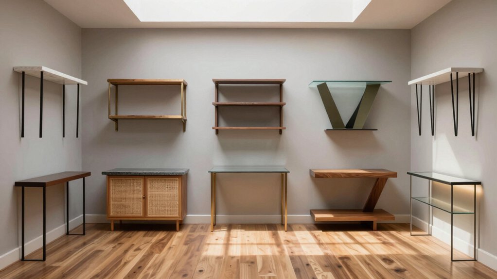 stylish storage console tables