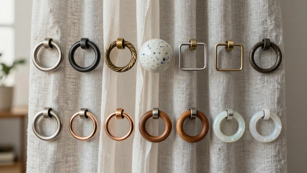 top curtain rings selection