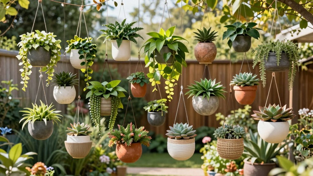 top hanging garden pots