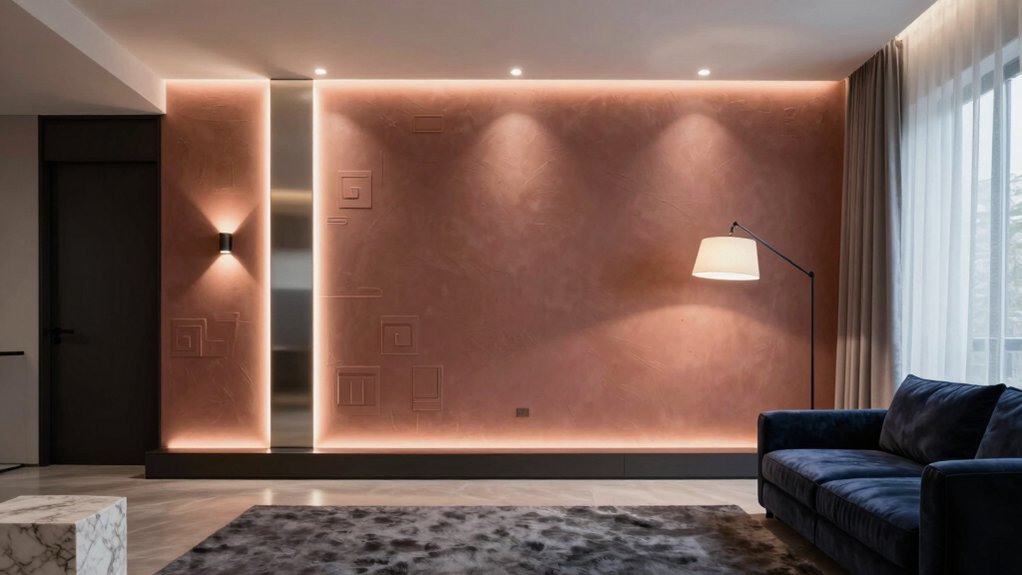 accent wall lighting ideas