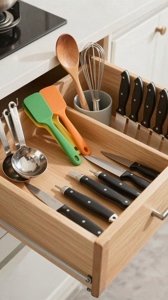 accessible kitchen tool organization