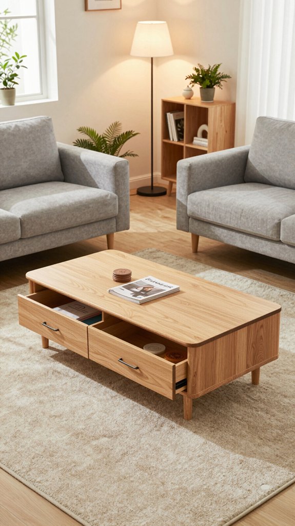 accessible multi functional coffee tables
