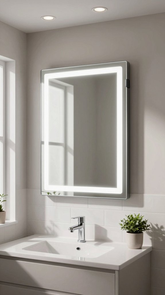 23 Bathroom Mirror and Lighting Ideas for a Brighter Space 13 adaptive motion sensor lighting