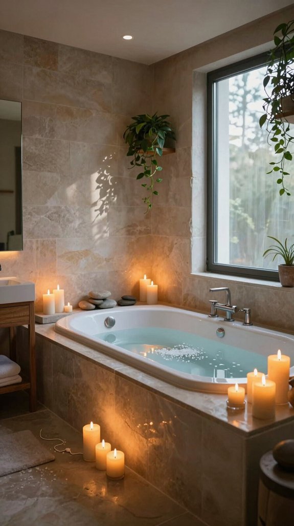 19 Spa Bathroom Ideas to Create a Relaxing Retreat 17 adaptive spa lighting design