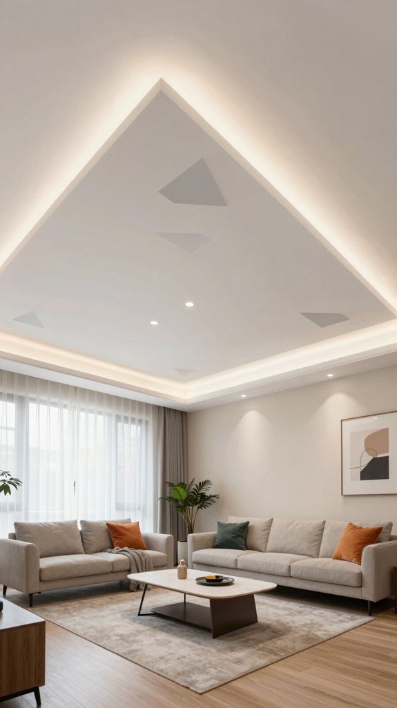 19 Modern POP Ceiling Design Ideas for Living Rooms 9 affordable and stylish ceilings