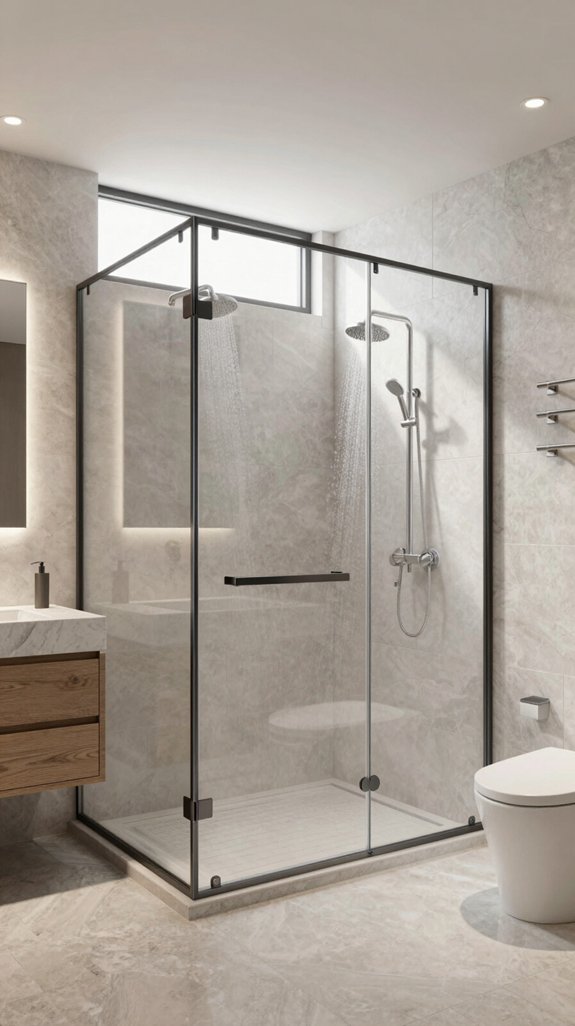 affordable dual rain head showers
