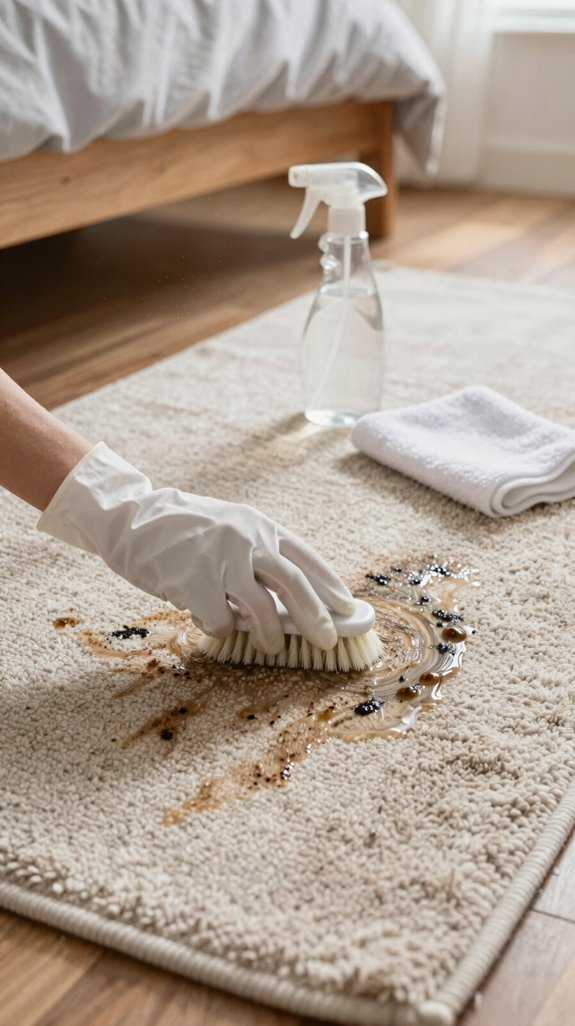 Step-by-Step Guide to Clean Your Bedroom Rug 6 agitate scrub clean monitor