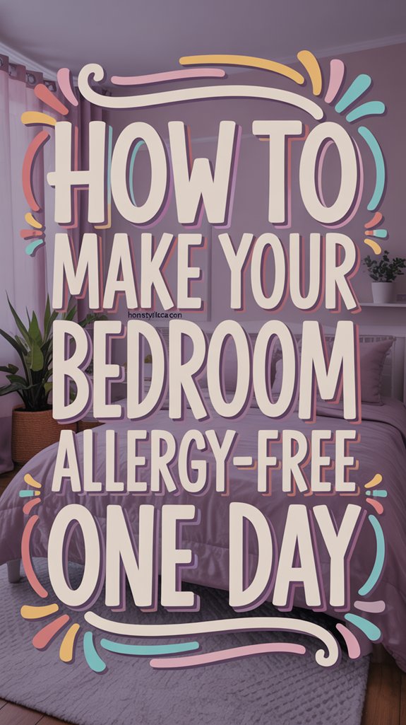 allergy free bedroom makeover today