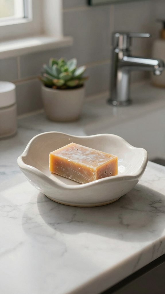25 Bathroom Accessories Ideas That Elevate Your Decor 13 artisan sculptural soap dishes