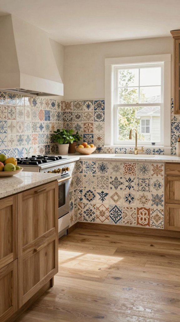 20 Neutral Kitchen Ideas That Feel Warm and Inviting 11 artisan tiles add character