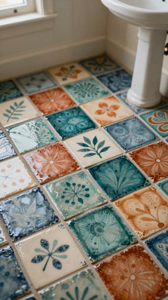 24 Bathroom Tiles Ideas for Stunning Floors and Walls 16 artisanal customizable durable tiles