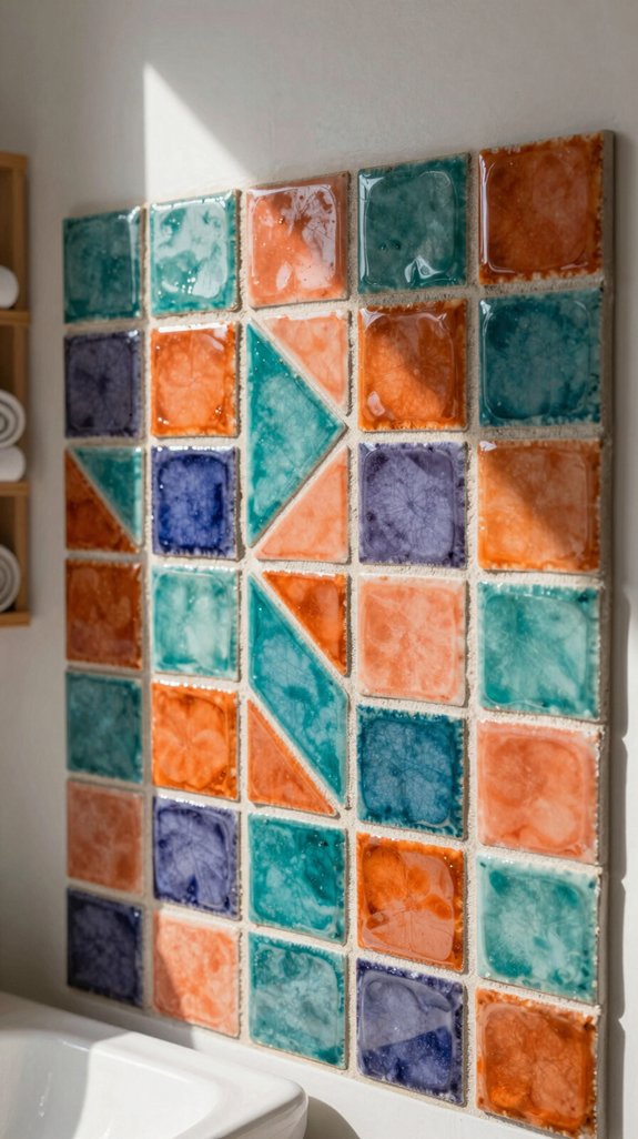 23 Teen Bathroom Ideas That Feel Trendy and Fun 5 artisanal tile vibrant authenticity