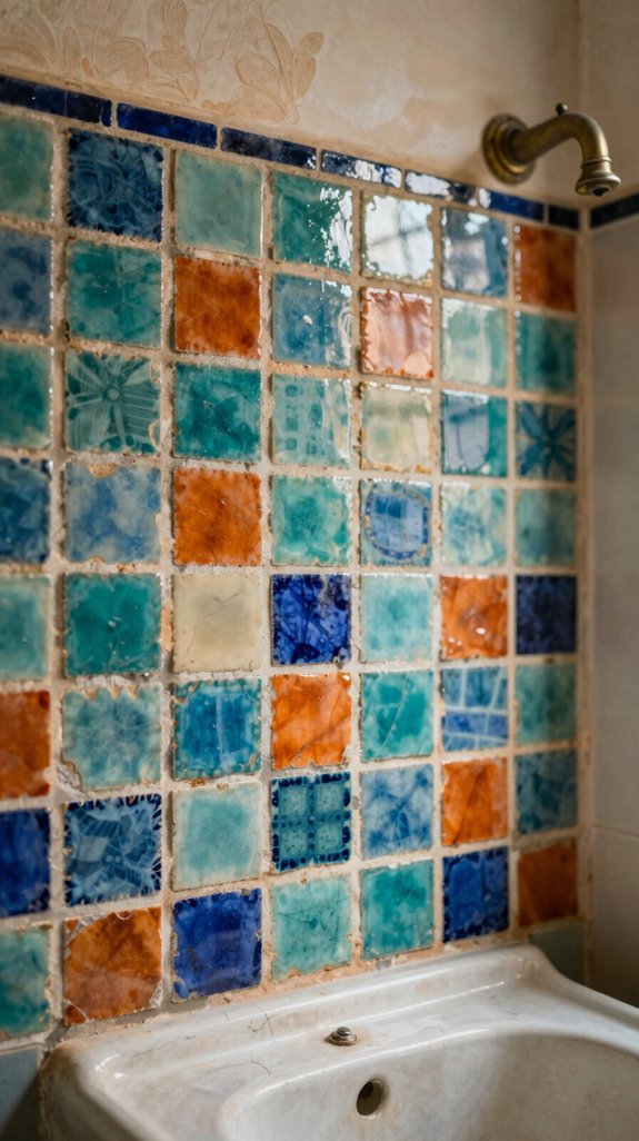 20 Vintage Bathroom Ideas With Timeless Appeal 9 artisanal vintage tile elegance