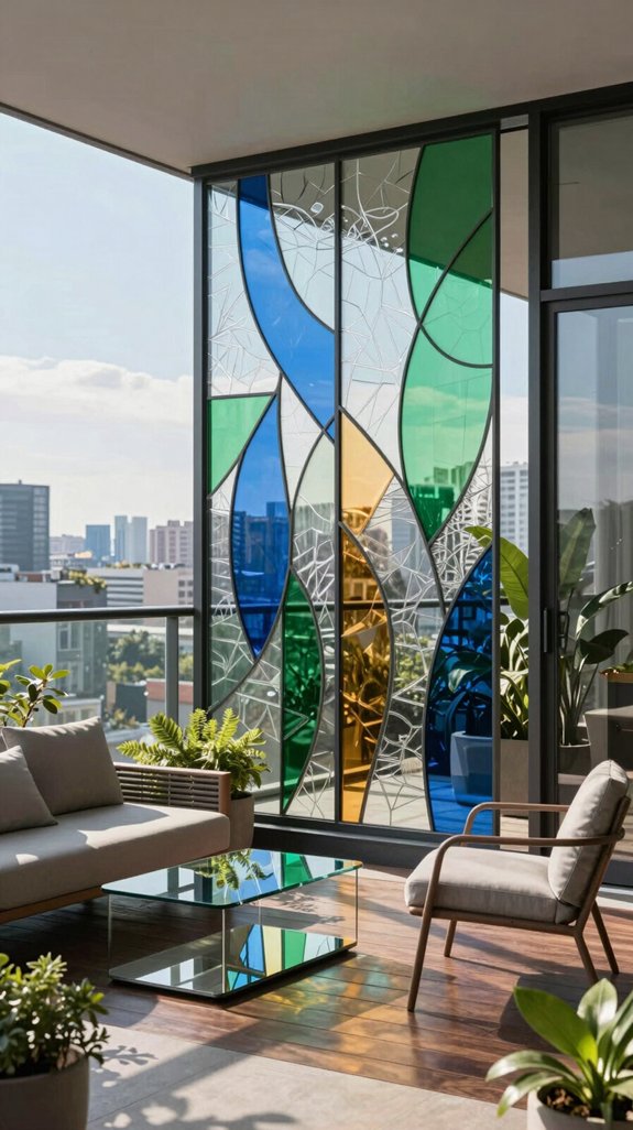 artistic glass balcony designs
