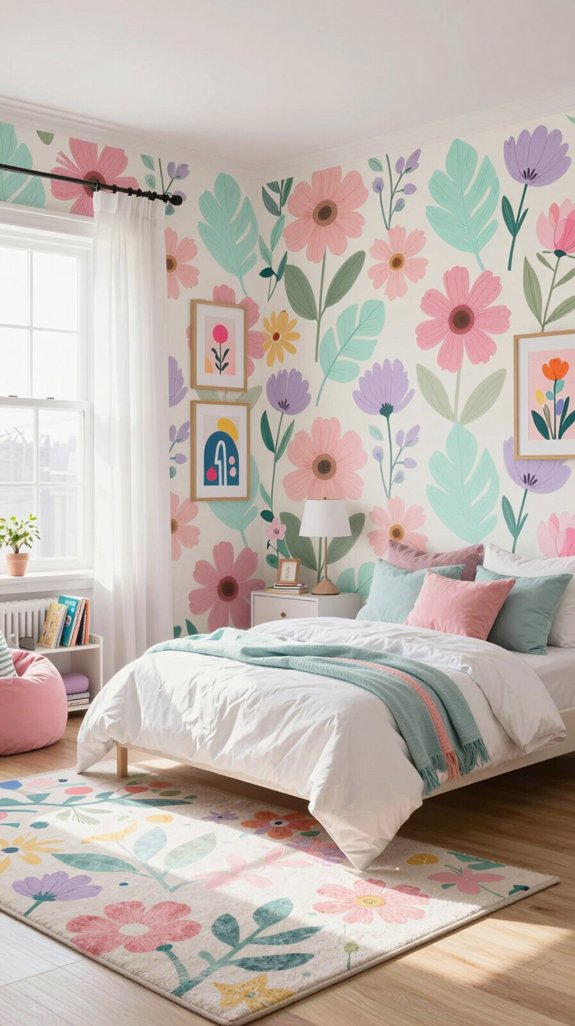 artistic wallpaper for bedrooms