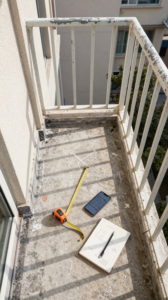 10 Mini Balcony Ideas for Small but Stylish Spaces 2 assess balcony dimensions carefully