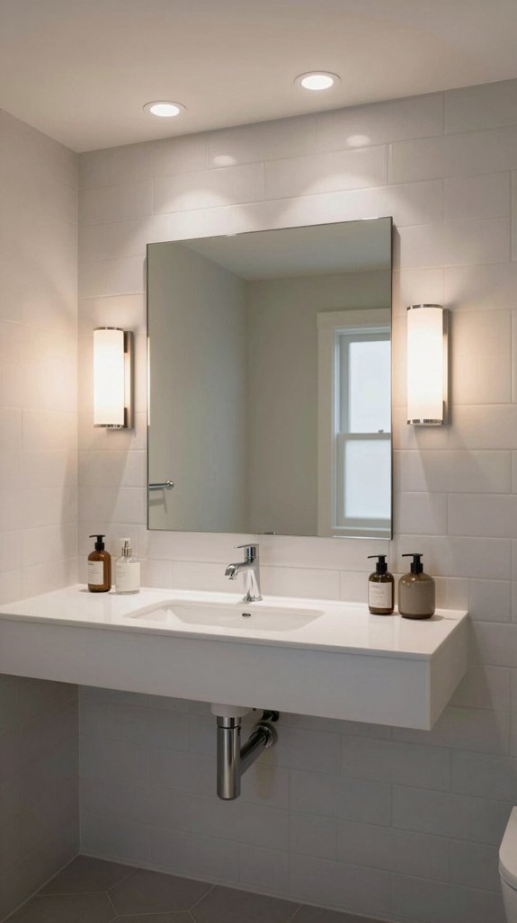 23 Bathroom Mirror and Lighting Ideas for a Brighter Space 7 balanced lighting eliminates shadows