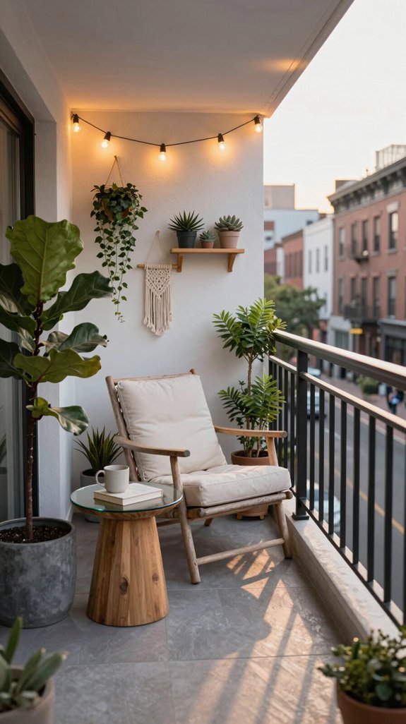 balcony size budget style