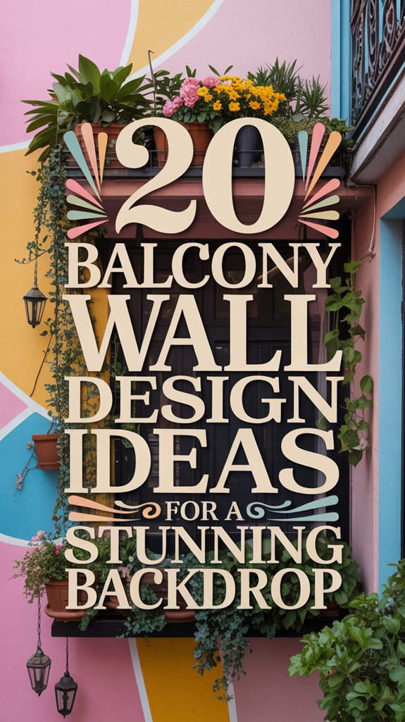 20 Balcony Wall Design Ideas for a Stunning Backdrop 1 balcony wall design inspiration