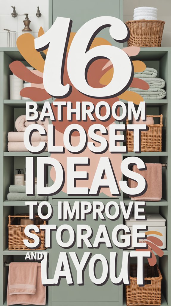 bathroom closet storage solutions