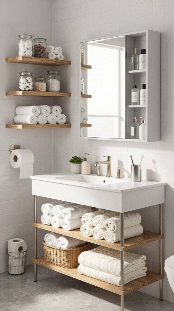 bathroom clutter organization tips