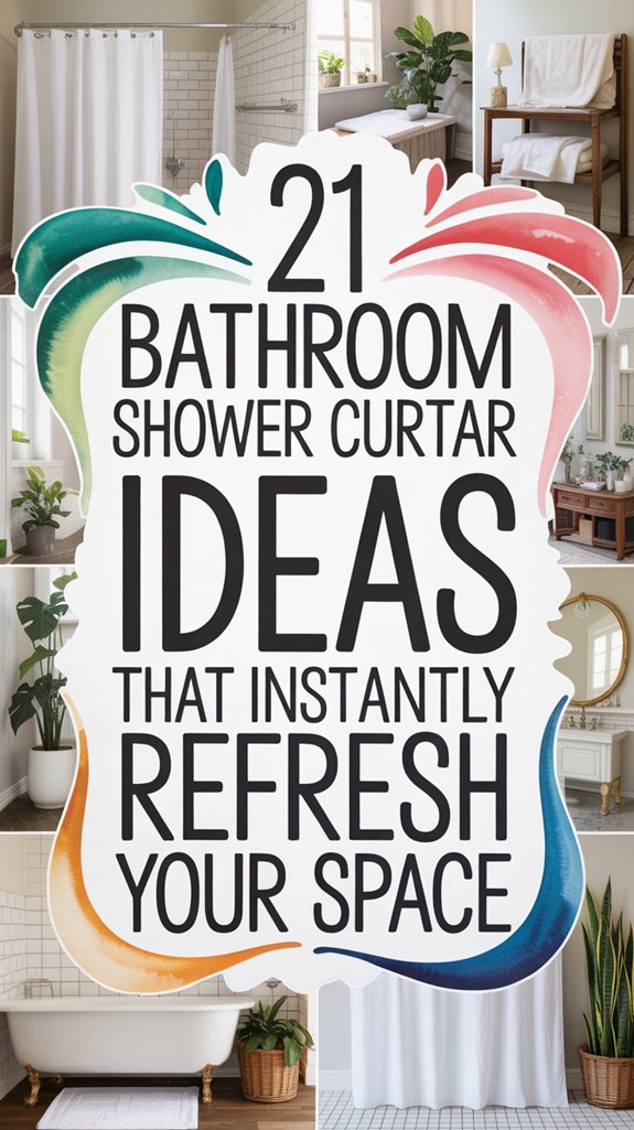 bathroom curtain design inspiration