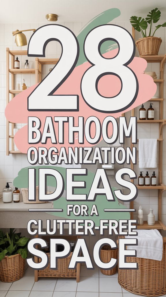28 Bathroom Organization Ideas for a Clutter-Free Space - Home Stylistica