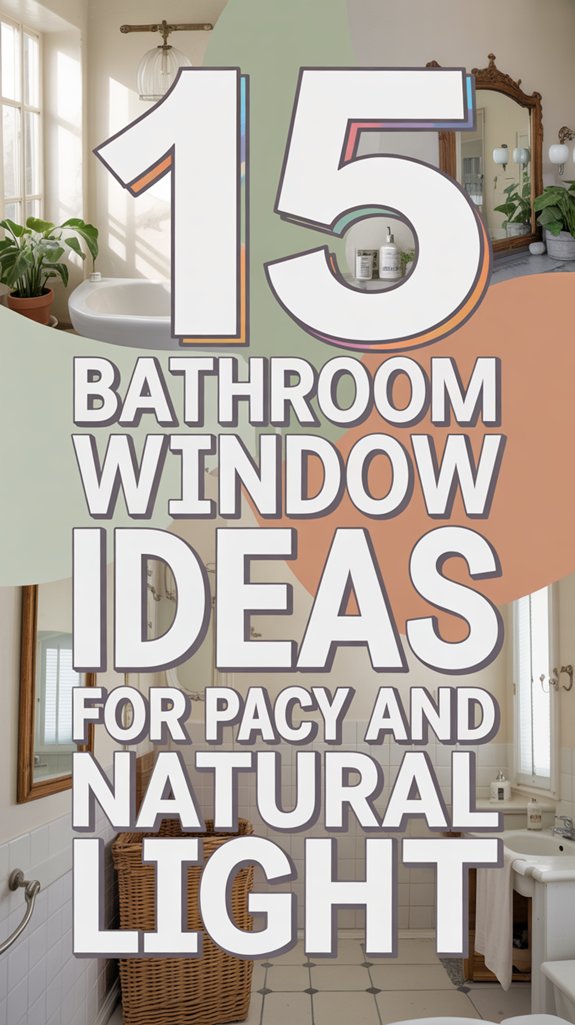 15 Bathroom Window Ideas for Privacy and Natural Light 1 bathroom privacy light solutions