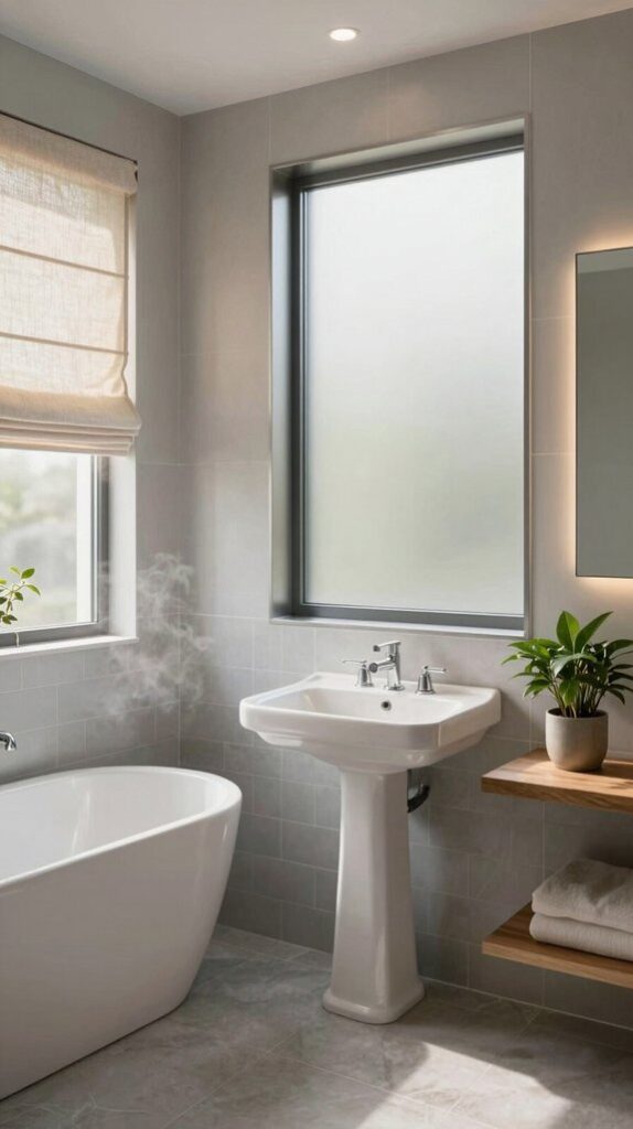 15 Bathroom Window Ideas for Privacy and Natural Light - Home Stylistica