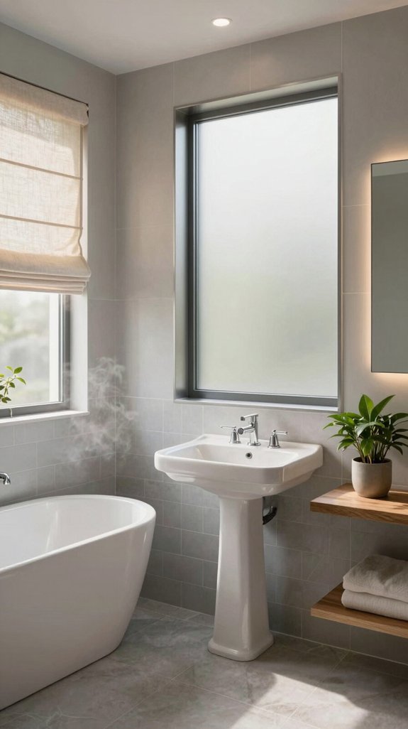 bathroom window privacy solutions