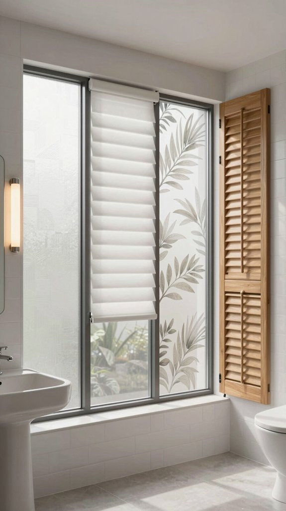 15 Bathroom Window Ideas for Privacy and Natural Light 2 bathroom window privacy solutions