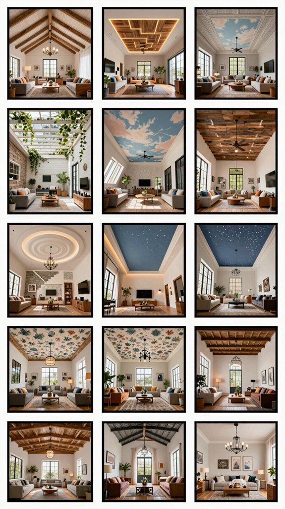 beautiful living room ceilings