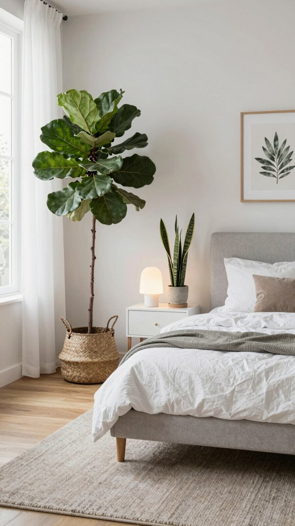 bedroom plants enhance tranquility