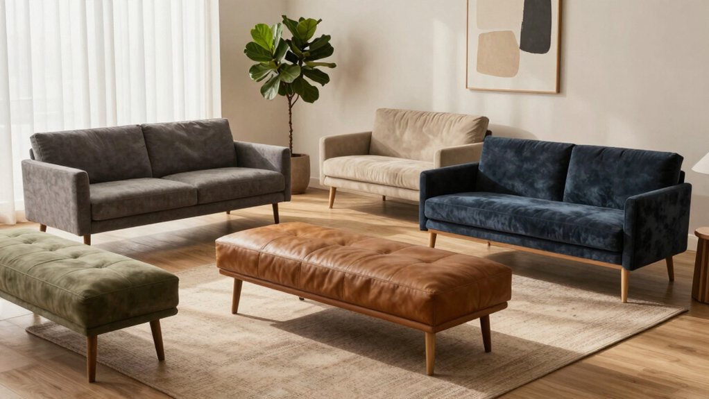 best stylish bench sofas