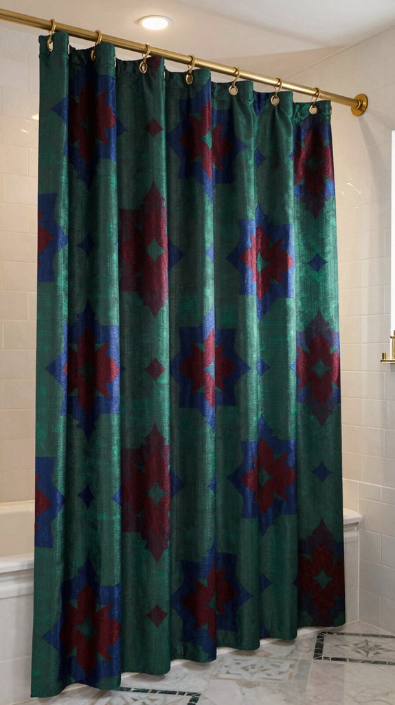 18 Shower Curtain Ideas Bathroom Designers Love 7 bohemian geometric shower curtains