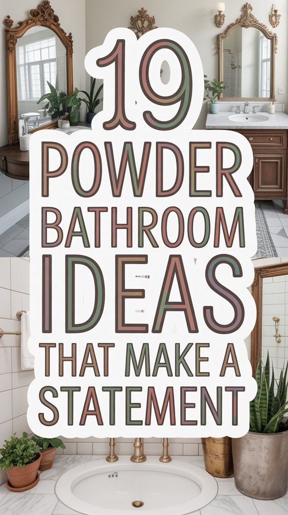 19 Powder Bathroom Ideas That Make a Statement 1 bold and stylish bathrooms