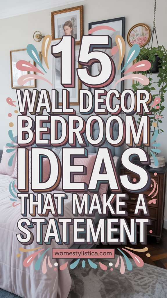 bold bedroom wall decor
