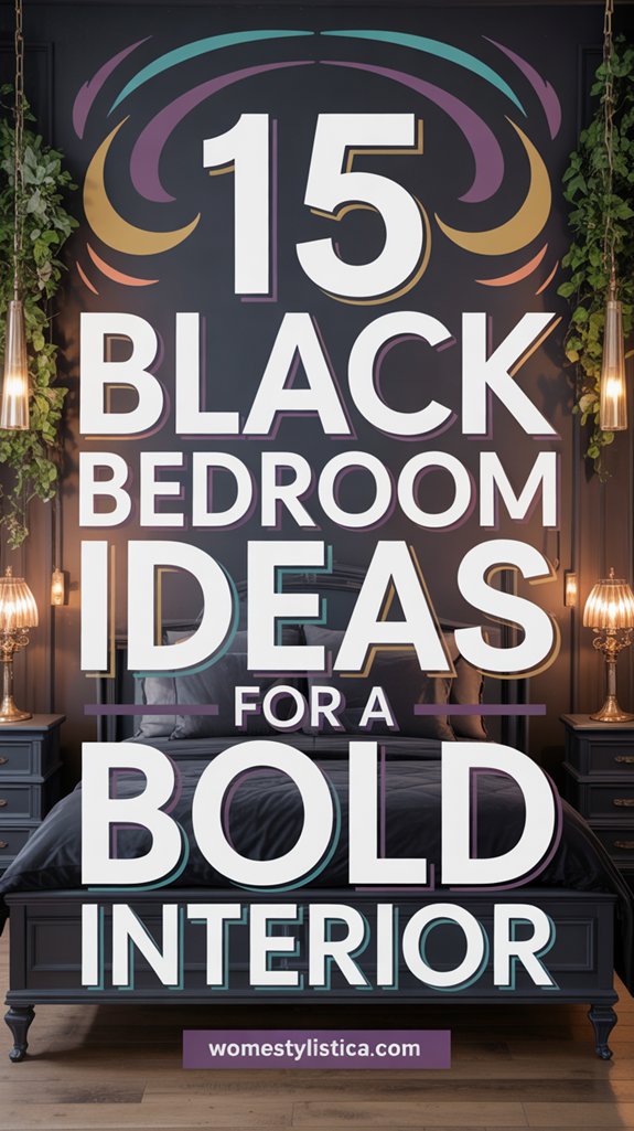 15 Black Bedroom Ideas for a Bold Interior 1 bold black bedroom designs