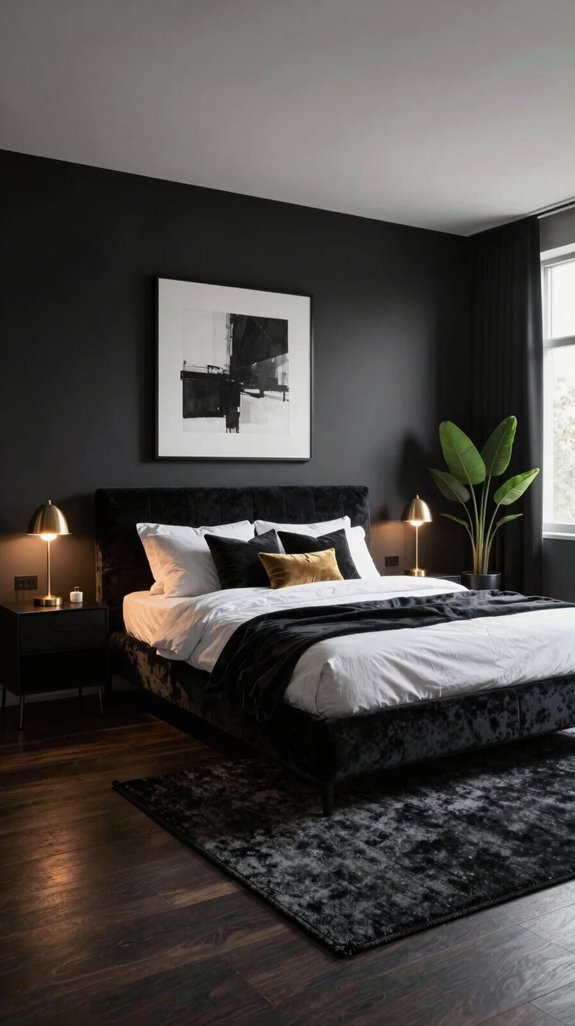 15 Black Bedroom Ideas for a Bold Interior 2 bold black bedroom sanctuary