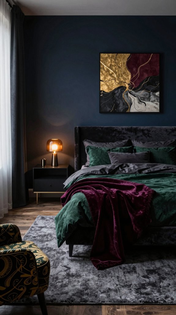 bold color combinations enhance drama